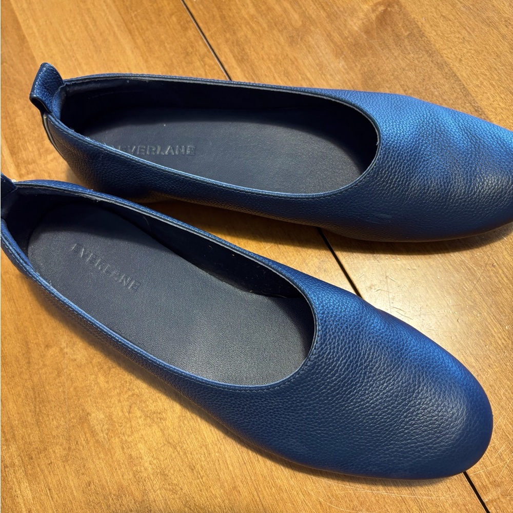 Everlane Day Glove Ballet Flat 7.5 navy blue